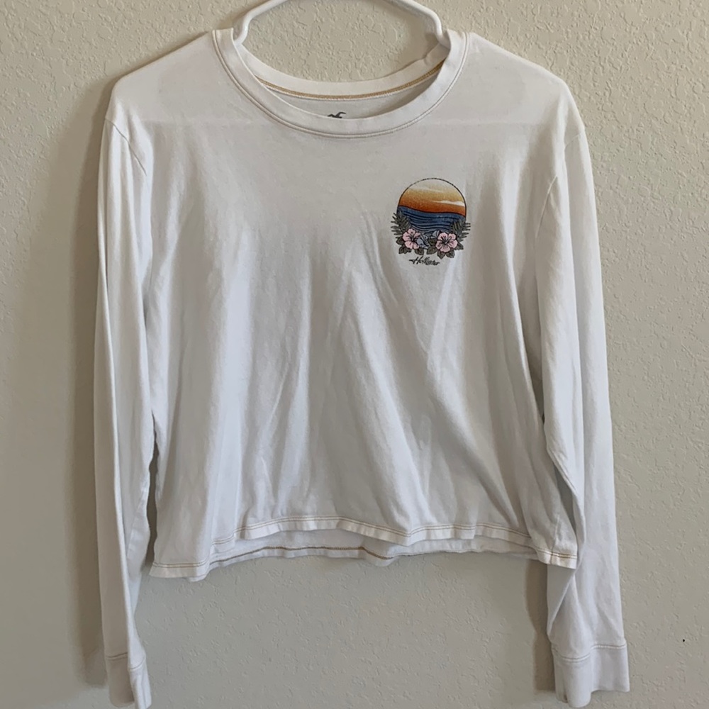 Hollister cropped long sleeve